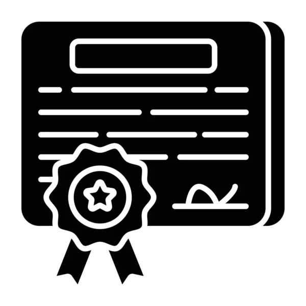 Unique Design Icon Certificate — Stock Vector