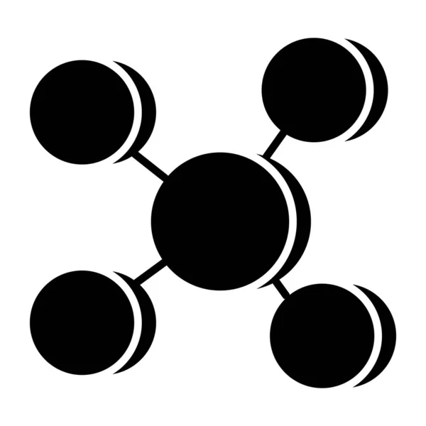 化学構造アイコン トポロジーのベクトル設計 — ストックベクタ