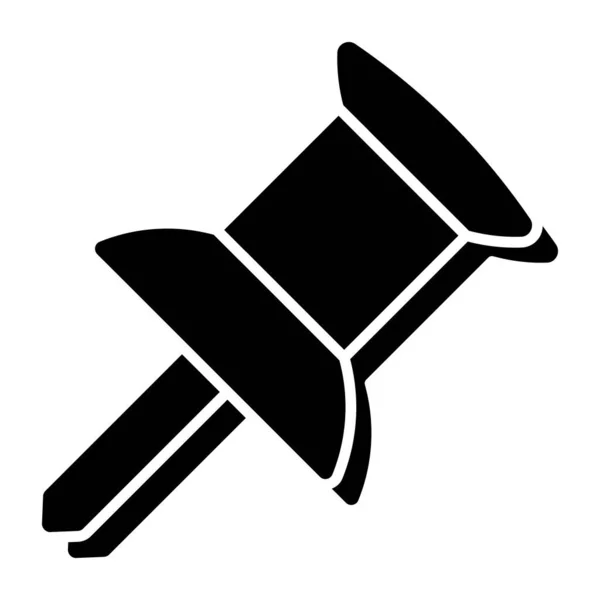 Perfect Design Icon Pushpin — Stok Vektör