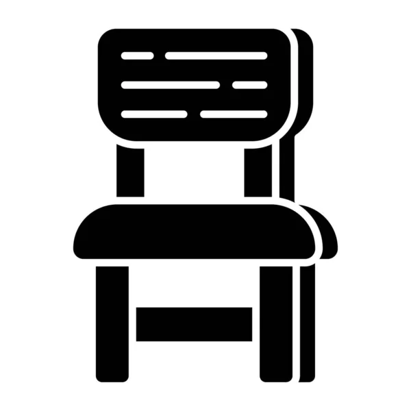 Unikátní Designová Ikona Židle — Stockový vektor