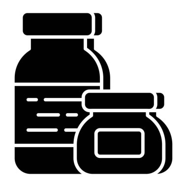 Uyuşturucu şişesinin eşsiz bir tasarım simgesi.