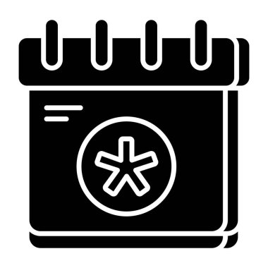 Doktor atama simgesi, düzenlenebilir vektör