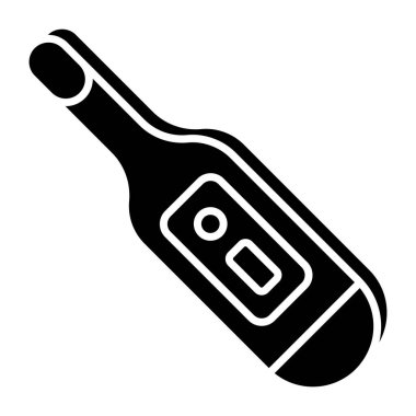 Dijital termometrenin düzenlenebilir tasarım simgesi