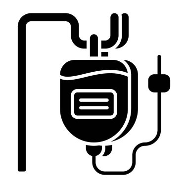 IV damlasının kavramsal düz tasarım simgesi