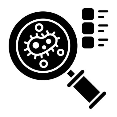 Arama mikroplarının mükemmel tasarım simgesi 