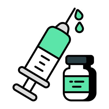 Premium download icon of vaccination 