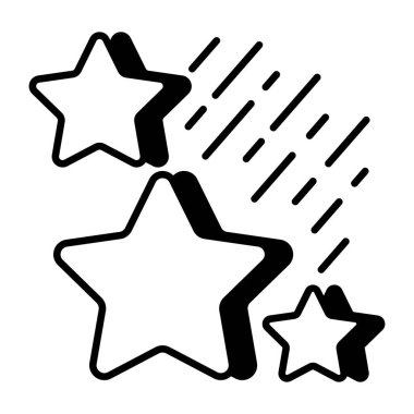 Parlayan yıldızların premium indirme simgesi