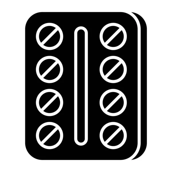 Editable Design Icon Pills Strip — Vettoriale Stock