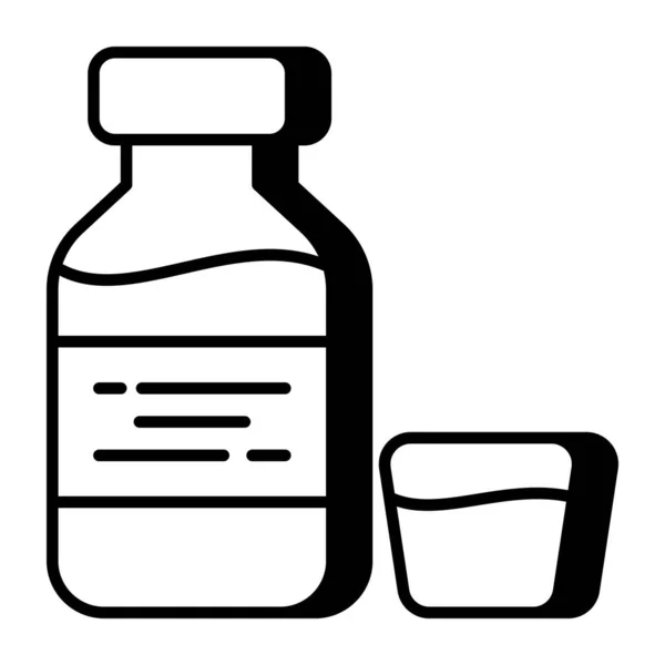 Icono Diseño Editable Botella Agua — Archivo Imágenes Vectoriales