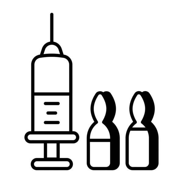 Premium Download Icon Vaccination — Vettoriale Stock