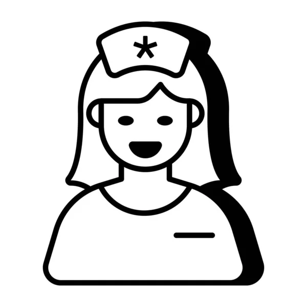 stock vector A flat Vector design of nurse