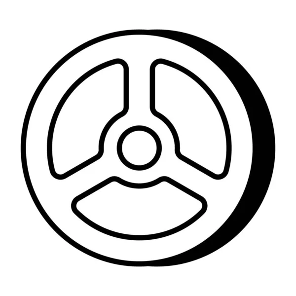 Icono Diseño Único Neumático — Vector de stock