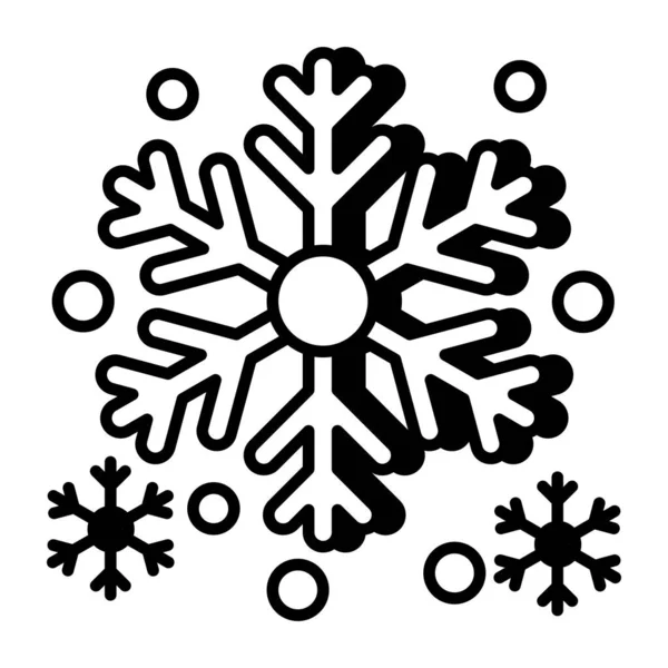 Modern Design Icon Snowflake — Stock Vector