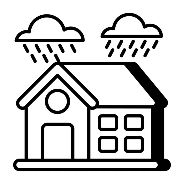 stock vector Rainfall icon in perfect design