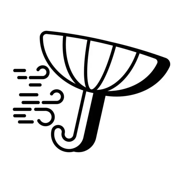 Идеальный Иконка Дизайна Бури — стоковый вектор