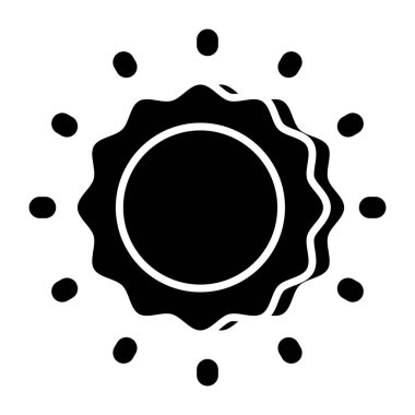 An icon design of sunlight 