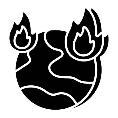 Küresel ısınmanın simge tasarımı 