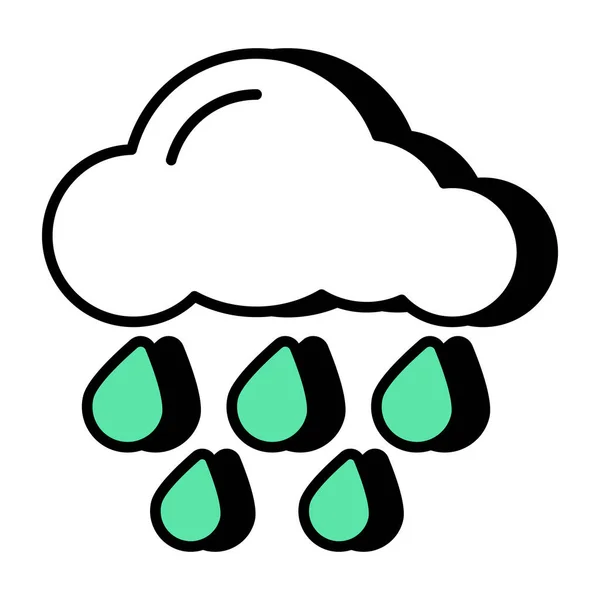 Rainfall Icon Perfect Design — Stockvektor