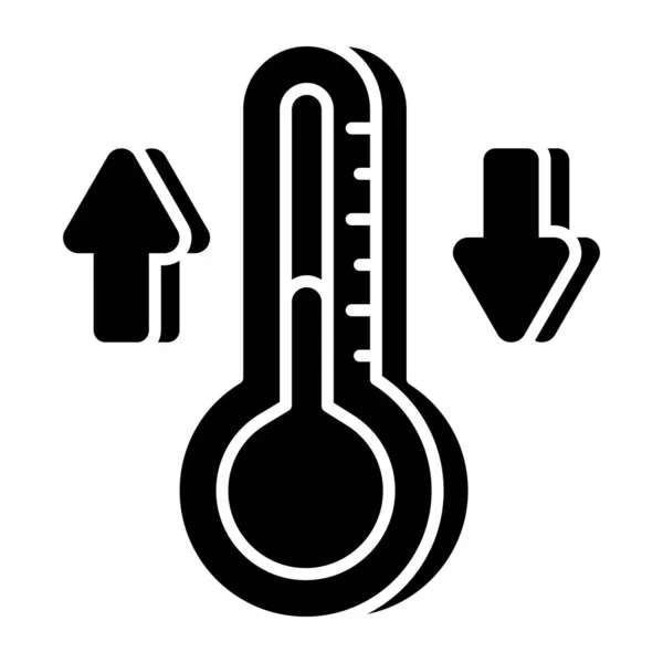 Modern Design Icon Temperature Fluctuation — Image vectorielle