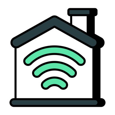 Akıllı metnin eşsiz bir tasarım simgesi 