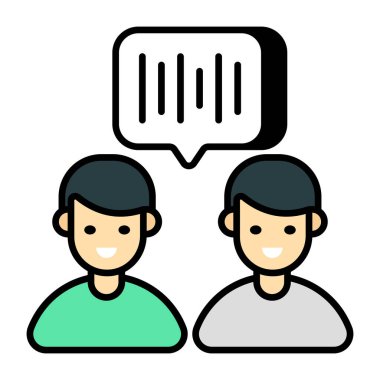 İletişim için bir simge tasarımı