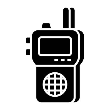 A unique design icon of walkie talkie 