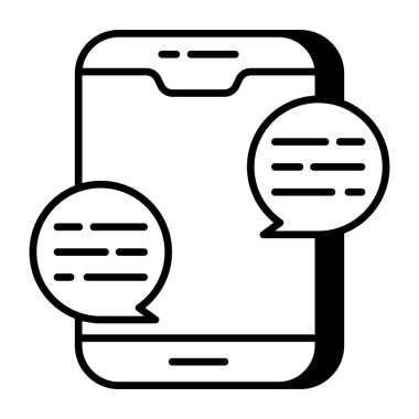 Gezici sohbetin simge tasarımı