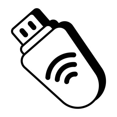 Akıllı Usb 'un bir simge tasarımı 