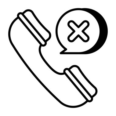 Telefon olmayan moda tasarım simgesi 