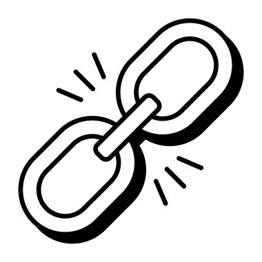 Bağlantının mükemmel tasarım simgesi