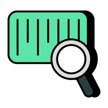 An icon design of barcode tracking