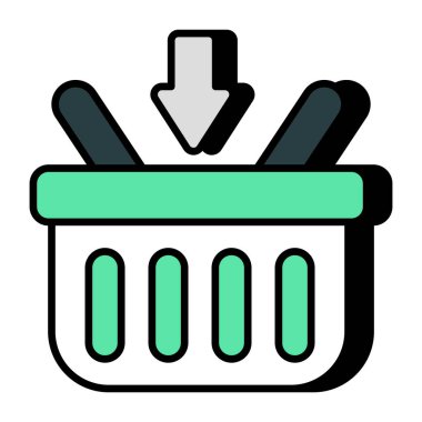 Sepete eklenecek yaratıcı bir tasarım simgesi