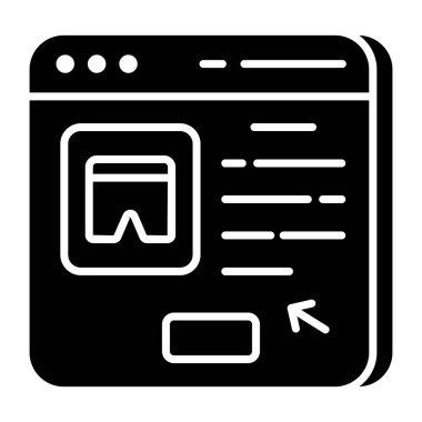 Alışveriş sitesinin eşsiz tasarım simgesi