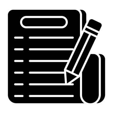 Yazma listesinin mükemmel tasarım simgesi