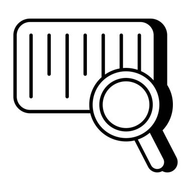 An icon design of barcode tracking