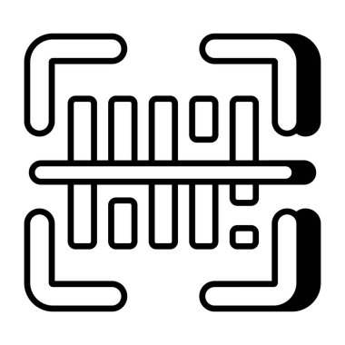 An icon design of barcode tracking