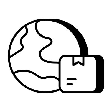 Global paketin mükemmel bir tasarım simgesi