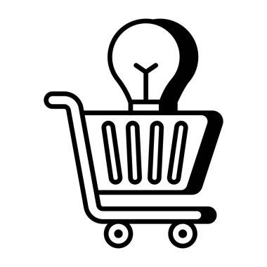 Yenilikçi alışveriş için son moda bir vektör tasarımı