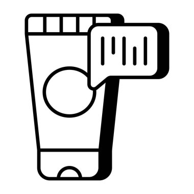 Yüz yıkamanın modern tasarım simgesi