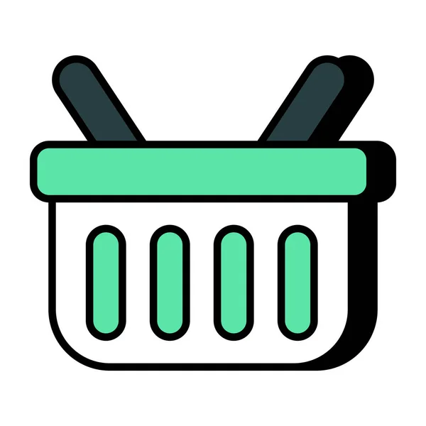 Creative Design Icon Shopping Basket — Wektor stockowy