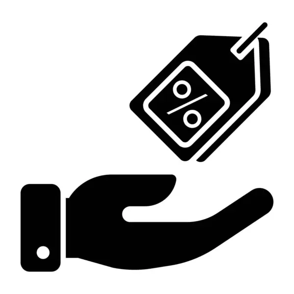 Unique Design Icon Discount Tag — стоковый вектор