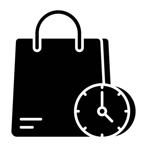 Perfect Design Icon Delivery Time — стоковый вектор