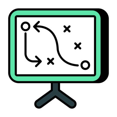 Stratejik sunumun modern tasarım simgesi