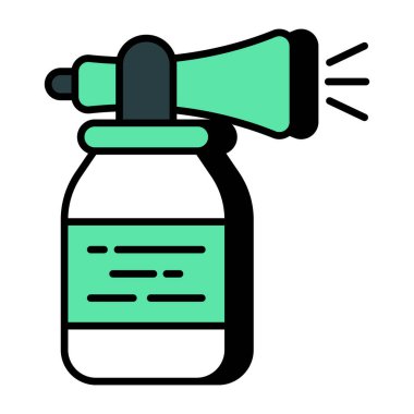 Hava kornosunun modern tasarım simgesi 