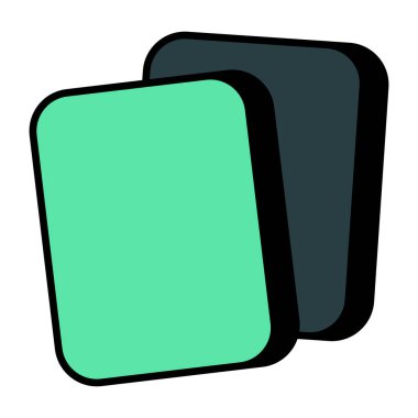 Ceza kartlarının eşsiz tasarım simgesi