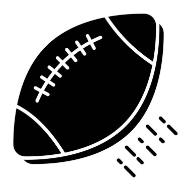 Amerikan futbol ikonu, rugby tasarımı