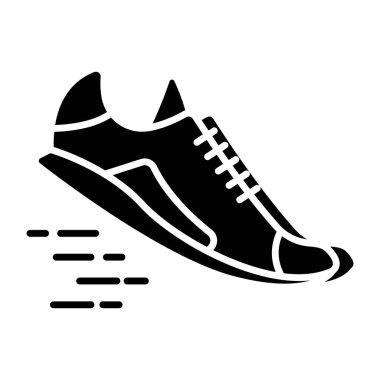 An editable design icon of runner