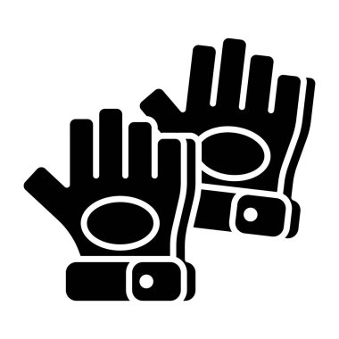 El kaplama ikonu, düz eldiven tasarımı.