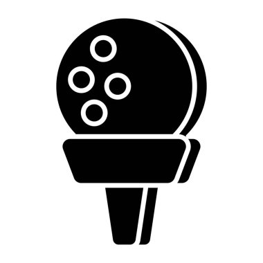 Golf tişörtünün eşsiz bir tasarım simgesi.