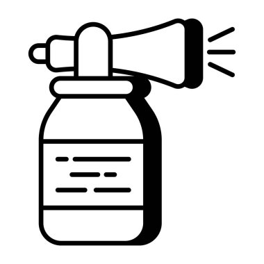 Hava kornosunun modern tasarım simgesi 